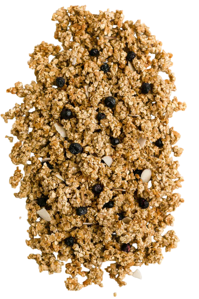 Granola on display