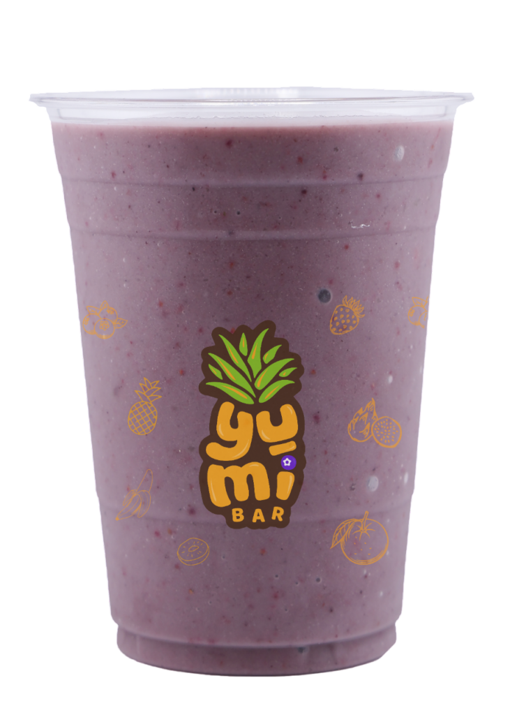 Acai smoothie in a cup